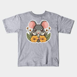 Cute Field Mouse Kids T-Shirt